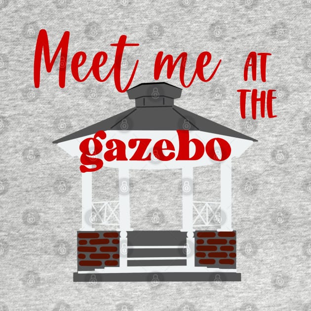 Meet me at the gazebo red by CaffeinatedWhims